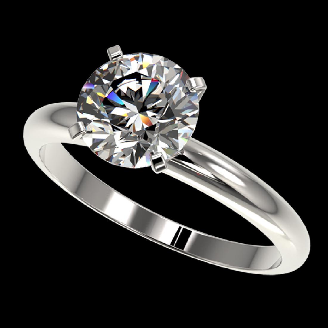 2 CTW Certified G-Si Quality Diamond Solitaire: 32932-REF-564R9N ---- 2 CTW Certified G-Si Quality Diamond Solitaire Engagment Ring Gold Manufacturer's Suggested Retail Price: $27950.00 GEMMARI Designer Brand Luxury Jewelry, made in the USA GEMMARI