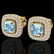 2.16 CTW Sky Blue Topaz & Micro VS/SI Diamond Earring