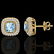2.16 CTW Sky Blue Topaz & Micro VS/SI Diamond Earring - 2