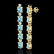 15.47 CTW Sky Blue Topaz & VS/SI Certified Diamond - 2