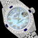 Rolex Ladies Stainless Steel, Diam Dial & Diam/Sapphire
