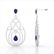6.40 CTW Sapphire & Micro Pave VS/SI Diamond Certified - 4