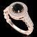 1.12 CTW Fancy Black Diamond Solitaire Engagment Art