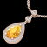 2.25 CTW Citrine & Micro Pave VS/SI Diamond Certified