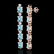 15.47 CTW Sky Blue Topaz & VS/SI Certified Diamond - 2