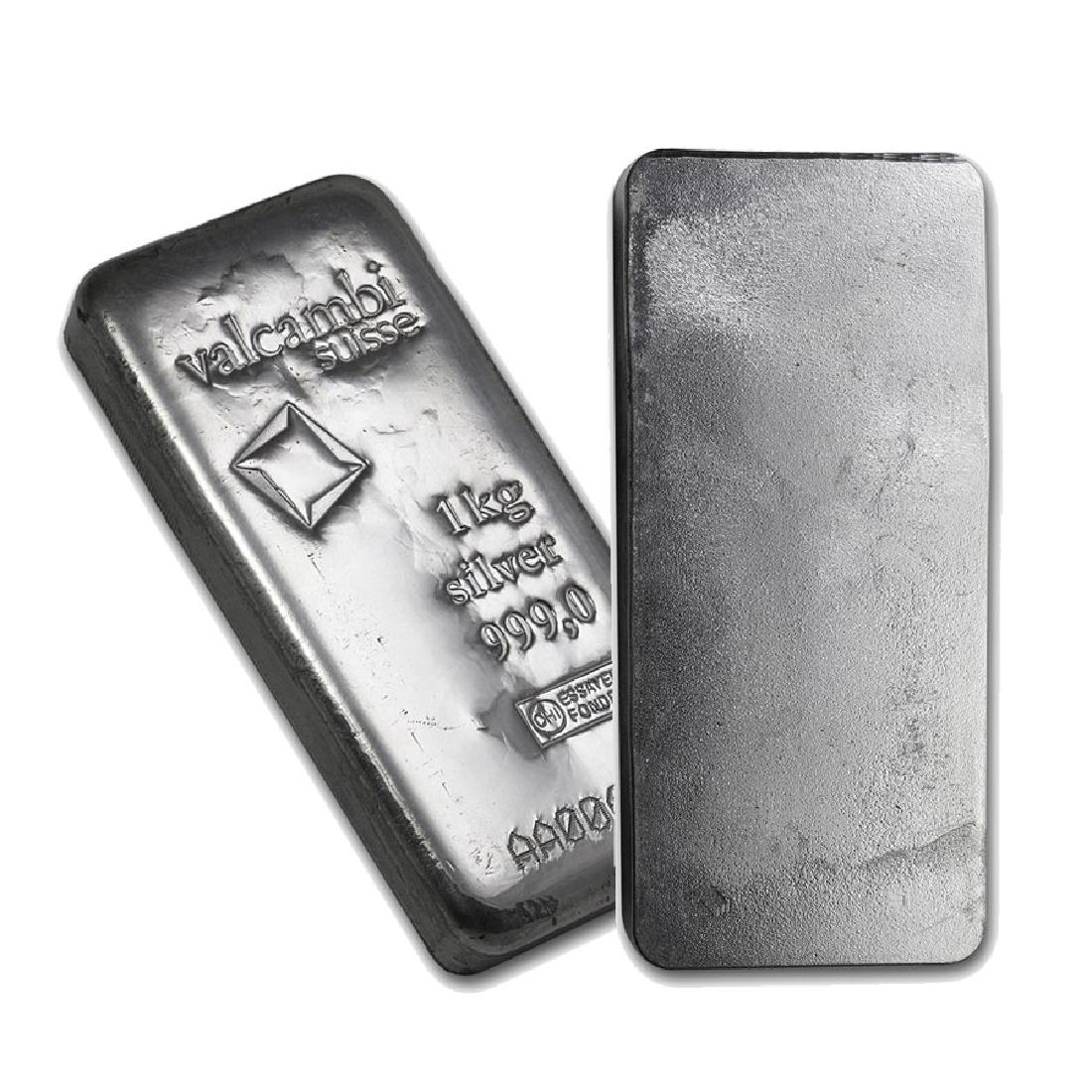 One piece 1 kilo 0.999 Fine Silver Bar Valcambi with: SKU: 86730 ---- One piece 1 kilo 0.999 Fine Silver Bar Valcambi with Assay - REF#86730