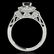 1.50 CTW Certified VS Black Diamond Solitaire Halo Ring - 2
