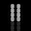 5.33 CTW Emerald Cut Diamond Designer Earrings 18K