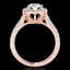 2 CTW H-SI/I Certified Diamond Solitaire Halo Ring 10K - 2