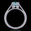 1.25 CTW Fancy Intense Blue Diamond Solitaire Art Deco - 3