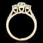 3.25 CTW H-SI/I Certified Diamond 3 Stone Ring 10K - 2