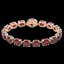65 CTW Garnet & Micro Pave VS/SI Diamond Halo Designer - 2