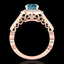 1.91 CTW Fancy Intense Blue Diamond Solitaire Art Deco - 3