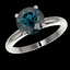 2.50 CTW Certified Intense Blue SI Diamond Solitaire - 2