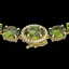 35.25 CTW Green Tourmaline & VS/SI Diamond Tennis Micro
