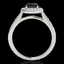 1.5 CTW Certified VS Black Diamond Solitaire Halo Ring - 2