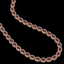 32.82 CTW Garnet & Diamond Halo Necklace 10K Rose Gold - 2