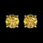 1.08 CTW Certified Intense Yellow SI Diamond Solitaire