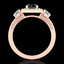 1.55 CTW Fancy Black Diamond Solitaire Art Deco 3 Stone - 3