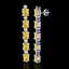 15.47 CTW Citrine & VS/SI Certified Diamond Tennis - 2