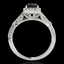1.36 CTW Certified VS Black Diamond Solitaire Halo Ring - 2