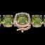 40 CTW Green Tourmaline & Micro VS/SI Diamond Halo