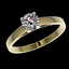 0.75 CTW Certified H-SI/I Quality Diamond Solitaire - 2