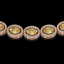 28.52 CTW Fancy Citrine & Diamond Halo Necklace 10K - 3