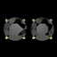 3.50 CTW Fancy Black VS Diamond Solitaire Stud Earrings