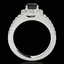 1.5 CTW Certified VS Black Diamond Solitaire Halo Ring - 2
