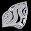 2 CTW Micro Pave VS/SI Diamond Designer Ring 14K White