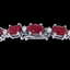 23.5 CTW Ruby & VS/SI Certified Diamond Eternity