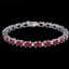 23.5 CTW Ruby & VS/SI Certified Diamond Eternity - 2