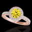 1.51 CTW Certified SI/I Fancy Intense Yellow Diamond