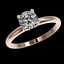 1.03 CTW Certified H-SI/I Quality Diamond Solitaire - 2