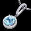 2.75 CTW Sky Blue Topaz & Micro Pave VS/SI Diamond
