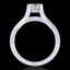1.7 CTW Cushion VS/SI Diamond Solitaire Micro Pave Ring - 2