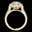 2.16 CTW H-SI/I Certified Diamond Solitaire Halo Ring - 2