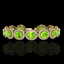 27 CTW Peridot & Micro Pave VS/SI Diamond Bracelet 10K