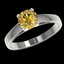 1.25 CTW Certified Intense Yellow SI Diamond Solitaire - 2