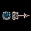 2.11 CTW Certified Intense Blue SI Diamond Solitaire - 2