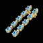 8.36 CTW Aquamarine & VS/SI Certified Diamond Tennis