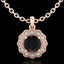 1.15 CTW Fancy Black Diamond Solitaire Art Deco Stud