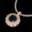 1.15 CTW Fancy Black Diamond Solitaire Art Deco Stud - 2