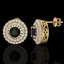 1.40 CTW Micro VS/SI Diamond Designer Earrings 18K - 2