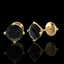 2 CTW Fancy Black Diamond Solitaire Art Deco Stud - 2