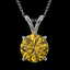 1.21 CTW Certified Intense Yellow SI Diamond Solitaire