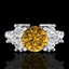 2.1 CTW Intense Fancy Yellow Diamond Solitaire Classic
