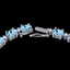 37.5 CTW Aquamarine & VS/SI Certified Diamond Eternity