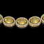46.39 CTW Fancy Citrine & Diamond Halo Necklace 10K - 3